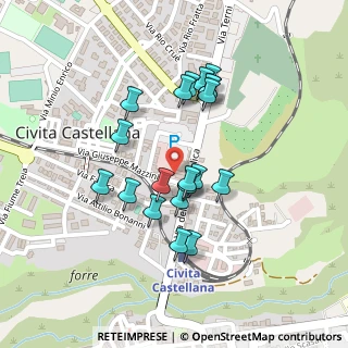 Mappa Via della Repubblica ang. via Mazzini C.C, 01033 Civita Castellana VT, Italia (0.201)