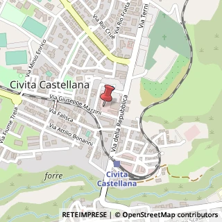 Mappa Via Giuseppe Mazzini, 33, 01033 Civita Castellana, Viterbo (Lazio)