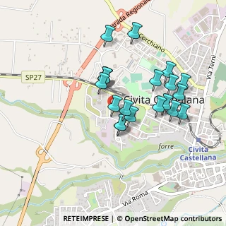 Mappa Via Rio Del Colle, 01033 Civita Castellana VT, Italia (0.418)