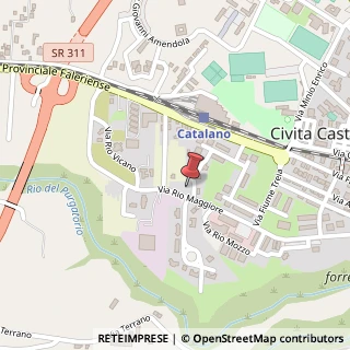 Mappa Via Contadini Giuseppe, 32, 01033 Civita Castellana, Viterbo (Lazio)