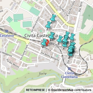 Mappa Via Falisca, 01033 Civita Castellana VT, Italia (0.2295)