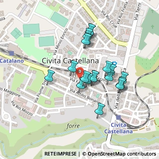 Mappa Via Falisca, 01033 Civita Castellana VT, Italia (0.2035)