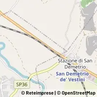 Mapa Poggio Picenze