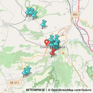 Mappa Via Falerina, 01033 Civita Castellana VT, Italia (3.69692)