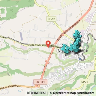 Mappa Via Falerina, 01033 Civita Castellana VT, Italia (1.2185)