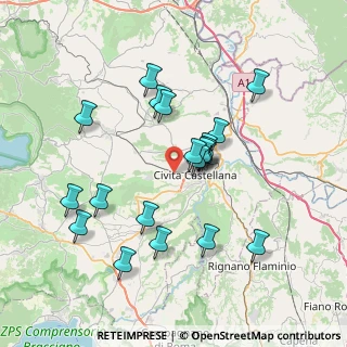 Mappa Via Falerina Km 3, 01033 Civita Castellana VT, Italia (7.2695)
