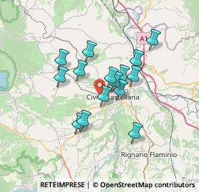 Mappa Via Falerina Km 3, 01033 Civita Castellana VT, Italia (5.644)