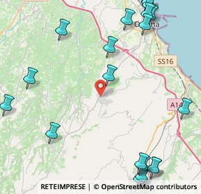 Mappa Villa Caldari snc, 66026 Ortona CH, Italia (6.557)