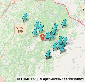 Mappa Via dei Molini, 66010 Canosa sannita CH, Italia (3.06389)