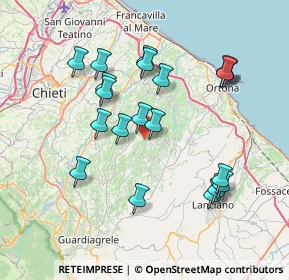 Mappa Via dei Molini, 66010 Canosa sannita CH, Italia (7.68)