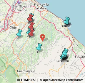 Mappa Via dei Molini, 66010 Canosa sannita CH, Italia (8.8885)