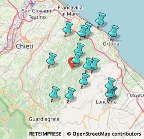 Mappa Via dei Molini, 66010 Canosa sannita CH, Italia (7.09)