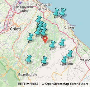 Mappa Via dei Molini, 66010 Canosa sannita CH, Italia (6.54222)