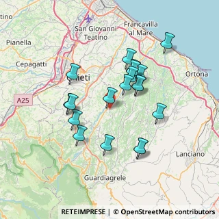 Mappa Via Roma, 66010 Vacri CH, Italia (6.68053)