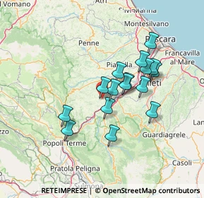 Mappa Via Gabriele d'Annunzio, 65020 Alanno PE, Italia (11.87563)