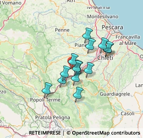 Mappa Via Gabriele d'Annunzio, 65020 Alanno PE, Italia (10.41286)