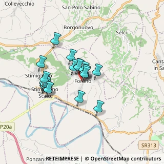 Mappa Forano, 02044 Forano RI, Italia (1.3935)