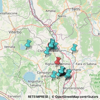 Mappa Via Rio Fratta, 01033 Civita Castellana VT, Italia (14.979)