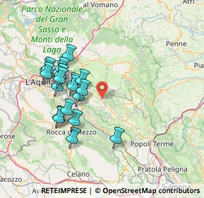 Mappa Via San Leonardo, 67020 San Pio delle Camere AQ, Italia (14.6635)