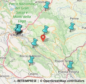 Mappa Via San Leonardo, 67020 San Pio delle Camere AQ, Italia (19.45667)