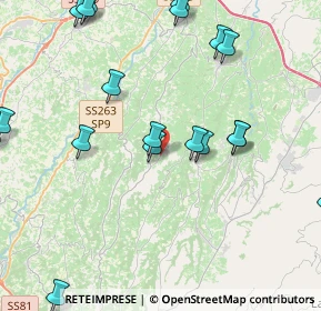Mappa Via Piane, 66016 Guardiagrele CH, Italia (5.6415)