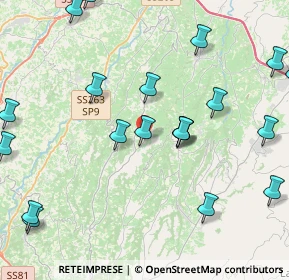 Mappa Via Piane, 66016 Guardiagrele CH, Italia (5.47)
