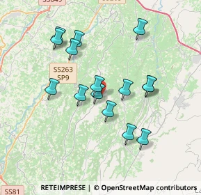 Mappa Via Piane, 66016 Guardiagrele CH, Italia (3.53667)