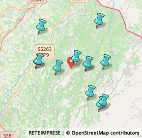 Mappa Via Piane, 66016 Guardiagrele CH, Italia (3.67167)
