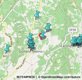 Mappa Via Piane, 66016 Guardiagrele CH, Italia (1.1905)
