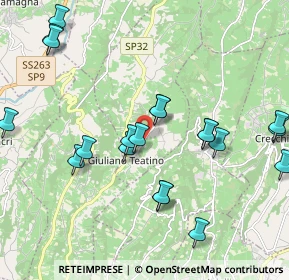 Mappa Via Piane, 66016 Guardiagrele CH, Italia (2.33)