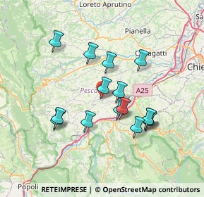 Mappa Via Circonterranea, 65020 Alanno PE, Italia (6.53667)