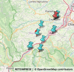 Mappa Via Circonterranea, 65020 Alanno PE, Italia (7.37571)