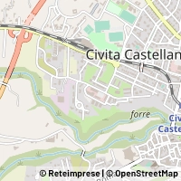 Mapa Civita Castellana