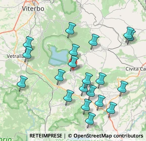 Mappa Strada Provinciale Cassia Cimina km 19, 01037 Ronciglione VT, Italia (8.835)