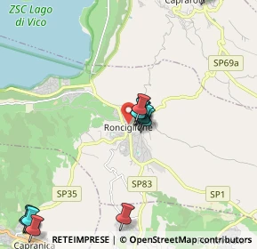 Mappa Strada Provinciale Cassia Cimina km 19, 01037 Ronciglione VT, Italia (2.415)