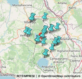 Mappa Strada Provinciale Cassia Cimina km 19, 01037 Ronciglione VT, Italia (10.294)