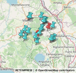 Mappa Strada Provinciale Cassia Cimina km 19, 01037 Ronciglione VT, Italia (10.5835)