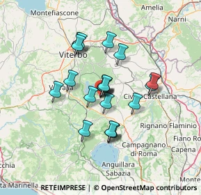 Mappa Strada Provinciale Cassia Cimina km 19, 01037 Ronciglione VT, Italia (10.8395)