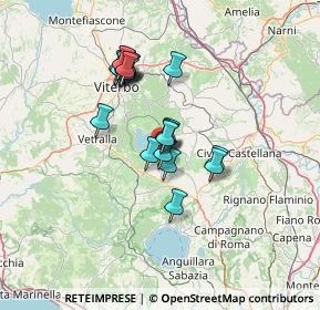 Mappa Strada Provinciale Cassia Cimina km 19, 01037 Ronciglione VT, Italia (11.3585)