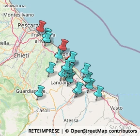 Mappa Via S. Rocco, 66038 San Vito Chietino CH, Italia (11.21684)
