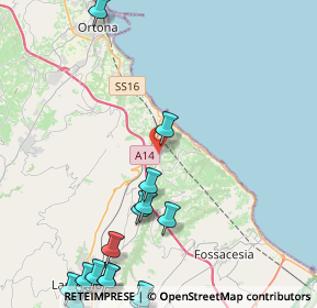 Mappa Via S. Rocco, 66038 San Vito Chietino CH, Italia (6.44267)