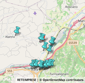 Mappa Via Aldo Moro, 65020 Alanno PE, Italia (2.1405)