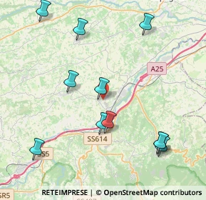 Mappa Via Aldo Moro, 65020 Alanno PE, Italia (4.87727)