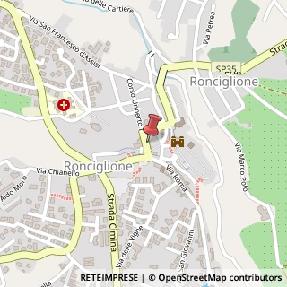 Mappa Corso Umberto I, 15, 01037 Ronciglione, Viterbo (Lazio)