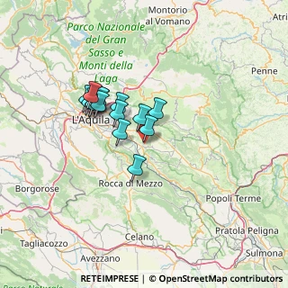 Mappa Via del Calvario, 67028 San Demetrio Ne' Vestini AQ, Italia (11.042)