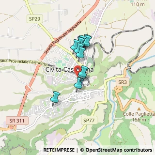 Mappa Via Don Giuseppe Morosini, 01033 Civita Castellana VT, Italia (0.61833)