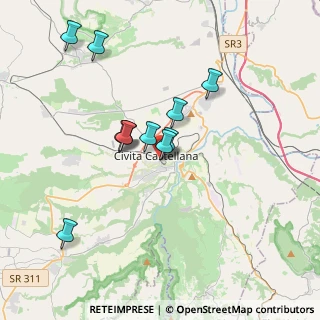 Mappa Via Don Giuseppe Morosini, 01033 Civita Castellana VT, Italia (3.31273)