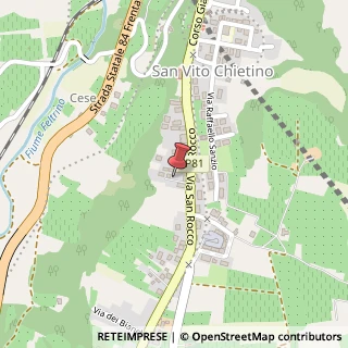 Mappa Via S. Rocco, 164, 66038 San Vito Chietino CH, Italia, 66038 Chieti, Chieti (Abruzzo)
