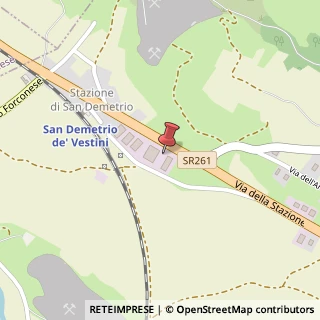 Mappa Via della Stazione, 89, 67028 San Demetrio ne' Vestini, L'Aquila (Abruzzo)