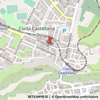 Mappa Via Falisca, 35, 01033 Civita Castellana, Viterbo (Lazio)